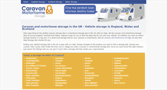 Desktop Screenshot of caravanmotorhomestorage.com